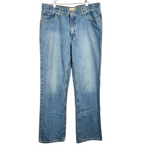 Red Camel Mens Vintage Y2K Straight Leg Casual Medium Wash Denim Jeans 36x34